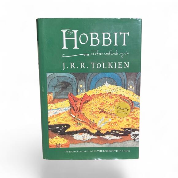 "The Hobbit, or There and Back Again" by J.R.R. Tolkien Hardback Book - Picture 1 of 8